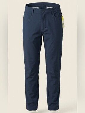 NWT All In Motion Trousers Lifestyle Slim Pants Navy Blue 30 Gorpcore Travel